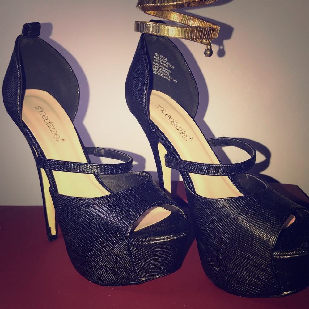 Black heels